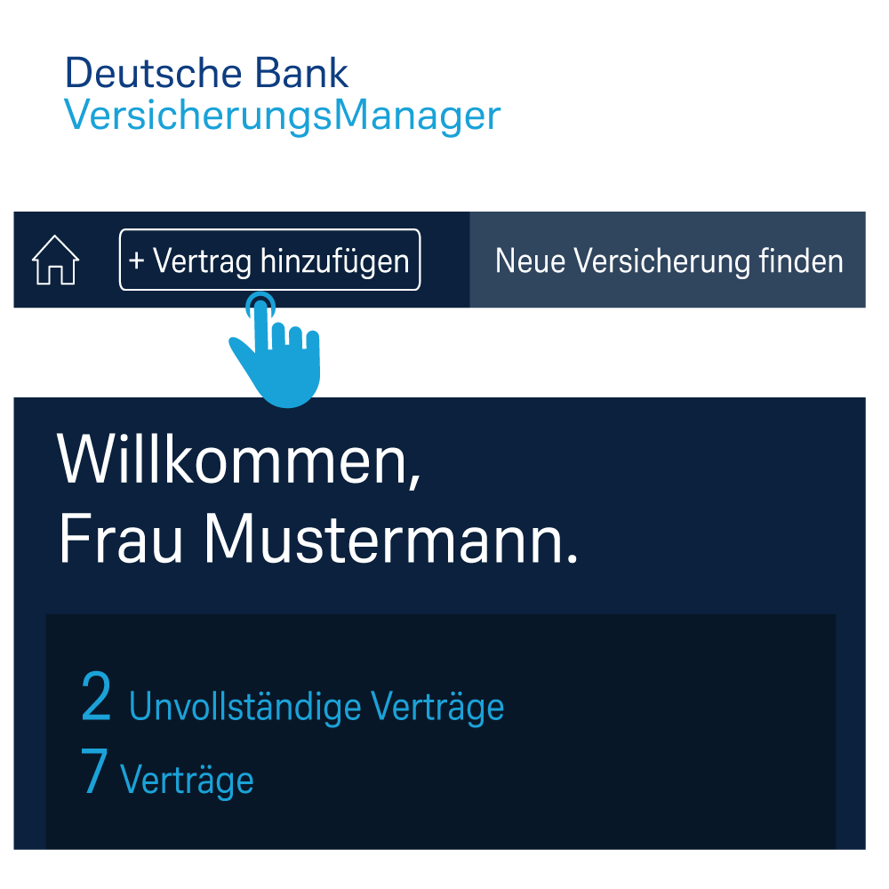 Verträge hinzufügen
