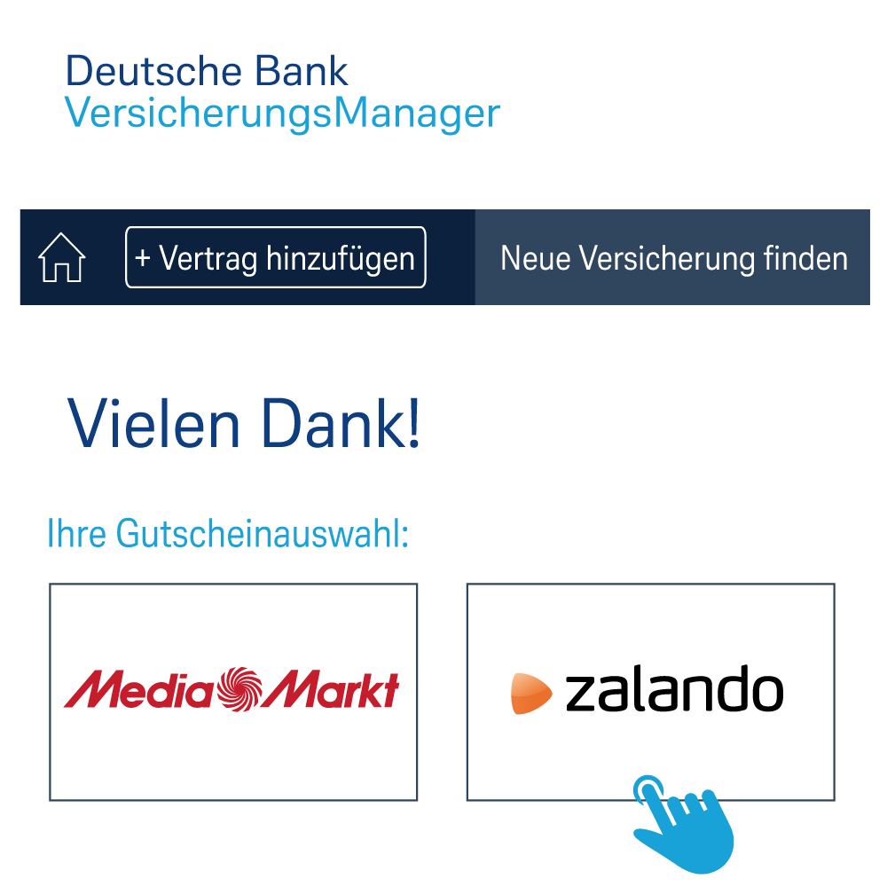Gutschein auswählen